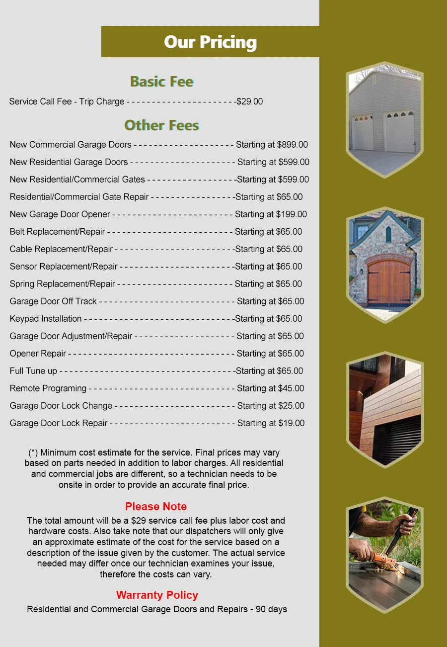 HighTech Garage Door Service Dumfries, VA 571-335-0107