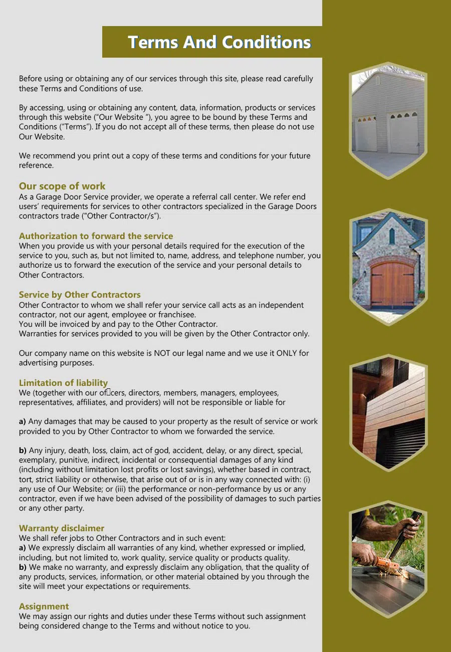 HighTech Garage Door Service Dumfries, VA 571-335-0107